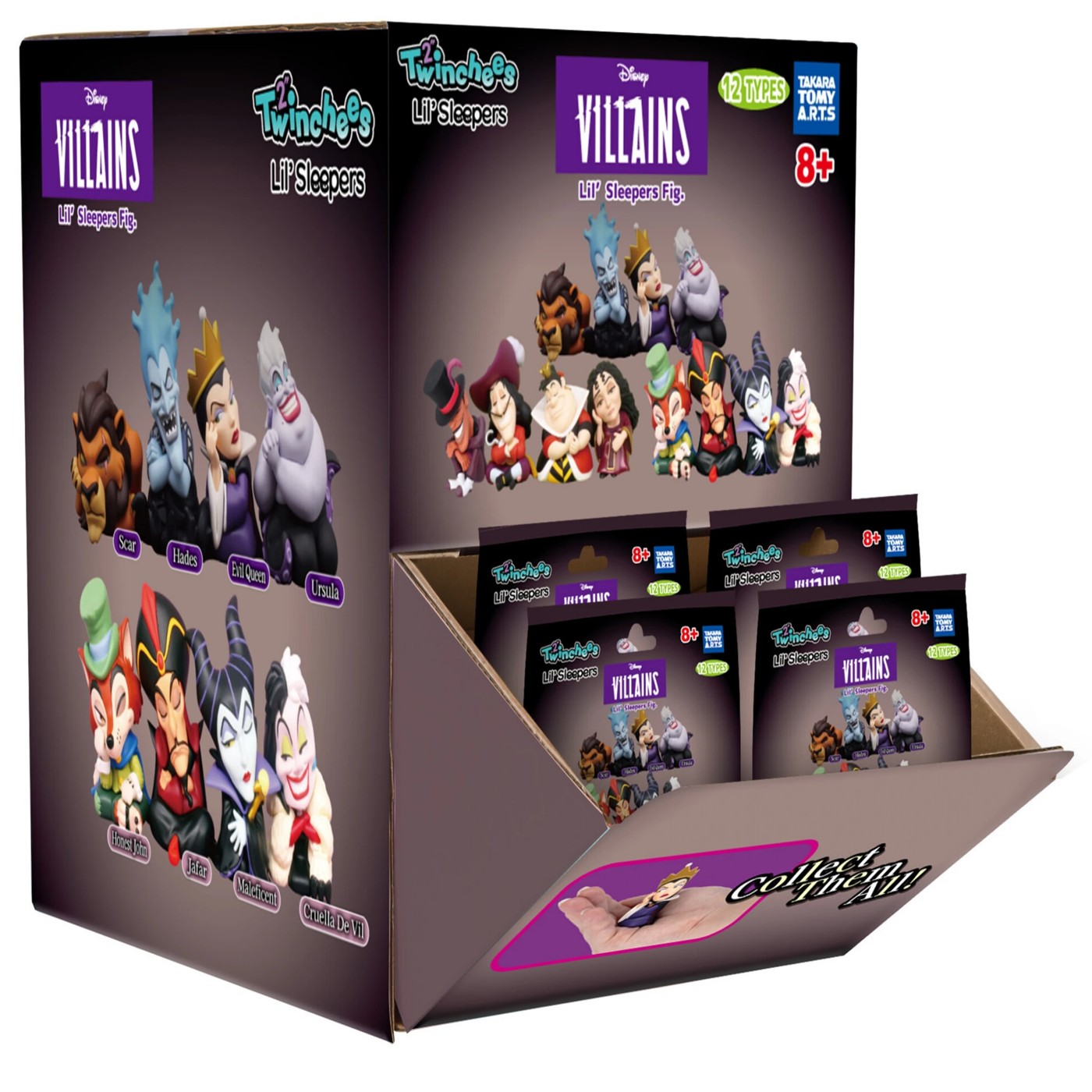 TwinChees Disney Villains Lil Sleepers Figure - Assorted 3 of 3