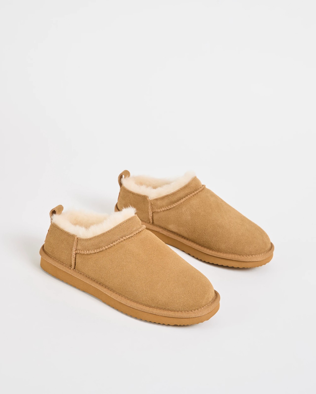 Australian Design Genuine Suede Leather Jessie Low Boots - Chestnut 2 of 3