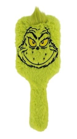 Dr. Seuss the Grinch Fluffy Hair Brush - Green