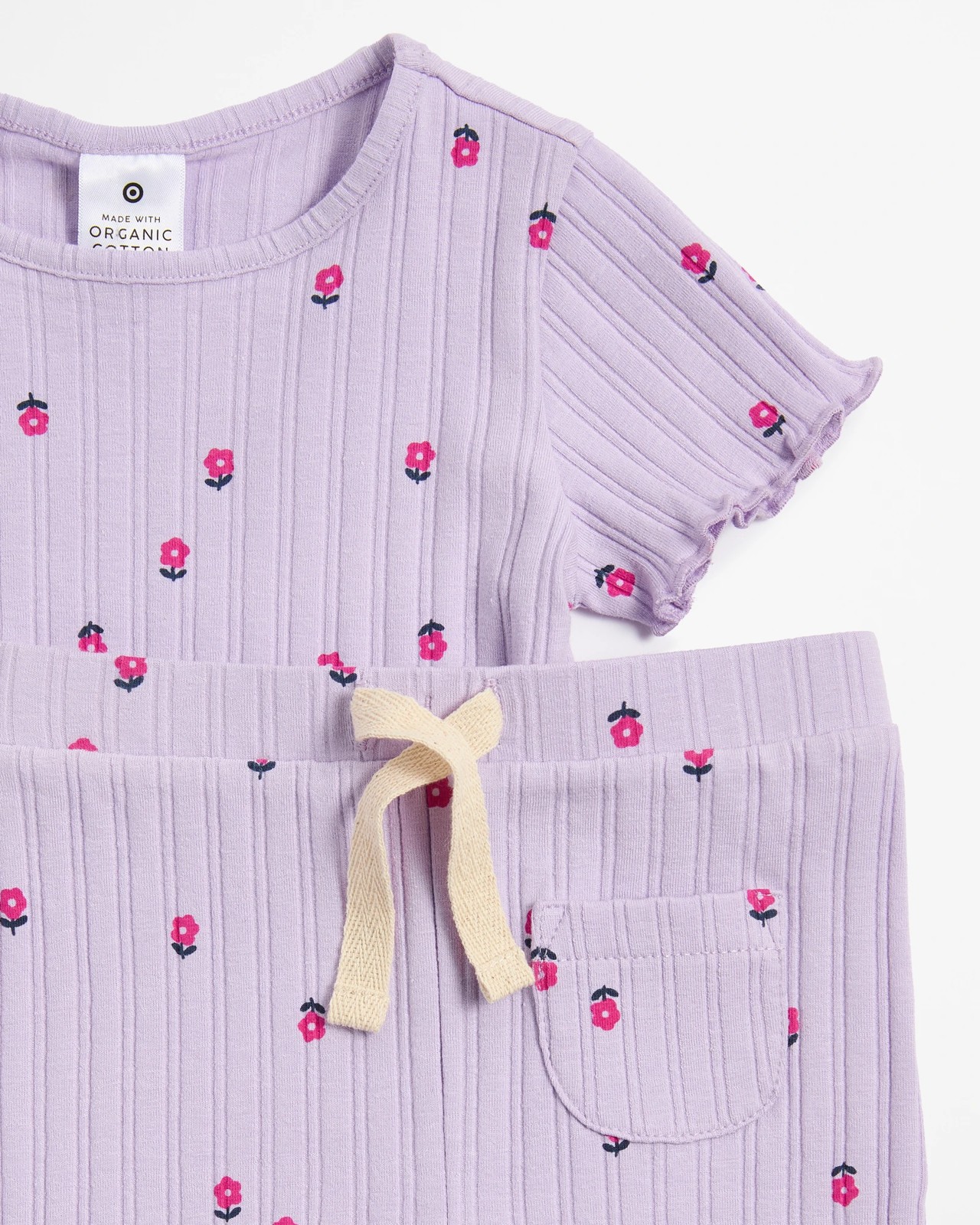 Baby Organic Cotton Tee and Leggings 2 Piece Set 2 of 3