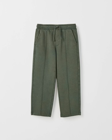 Australian Cotton Blend Wide Leg Washed Trackpants