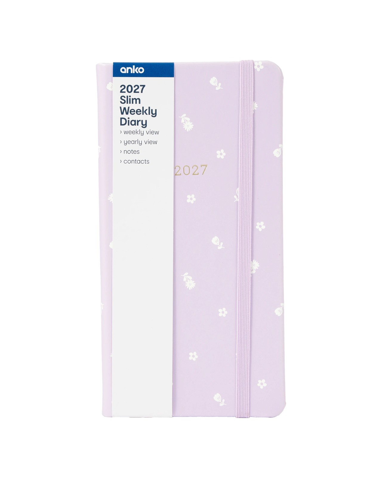 Anko 2027 Slim Weekly Diary - Lilac 5 of 6