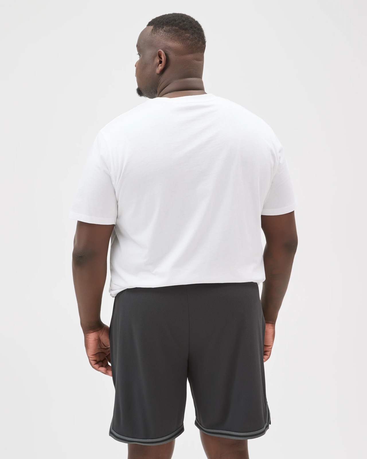 Plus Size Active Basketball Shorts  - Black 6 of 6