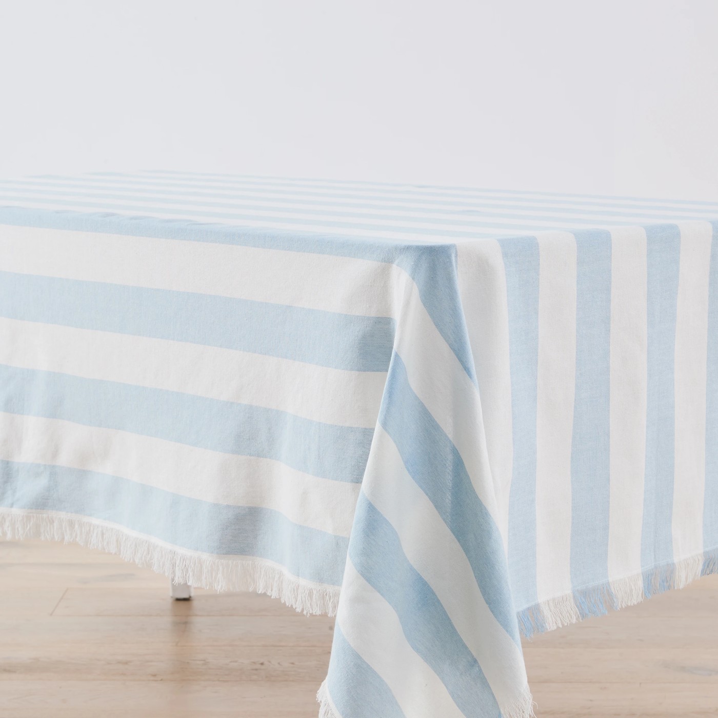 Anko Extra Large Blue Stripe Tablecloth 2 of 5