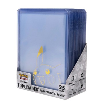 Ultra Pro Pikachu TOPLOADER® and PENNY SLEEVES® Combo 25 Pack