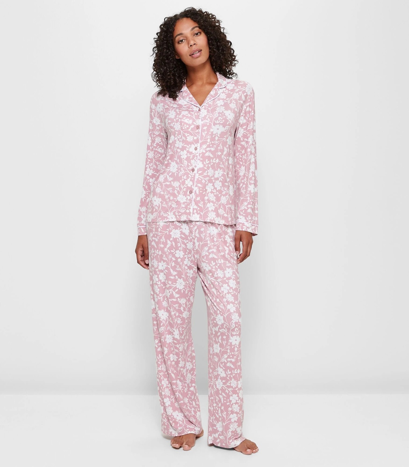 Soft Comfort Bamboo Long Sleeve Pyjama Set Target Australia