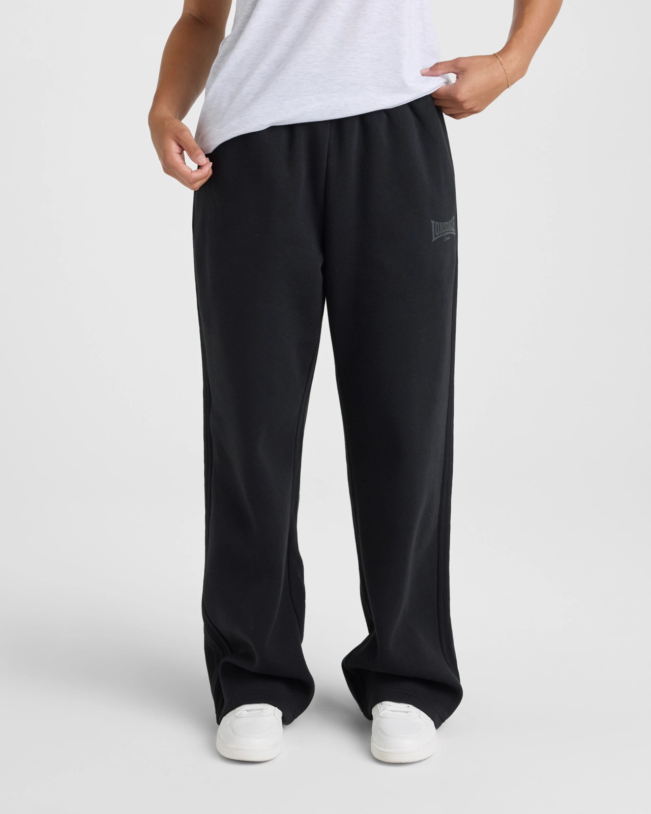Lonsdale London Straight Leg Trackpants - Black 2 of 6
