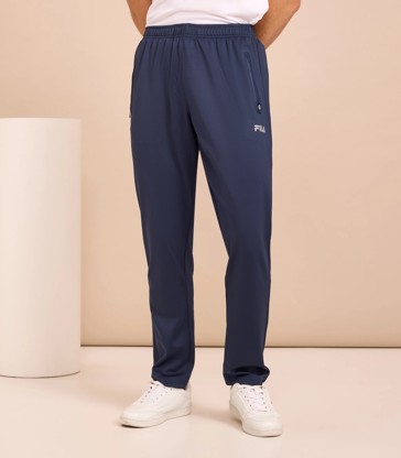 Shop Organic Classic Print Track Pant (DARK BLUE)