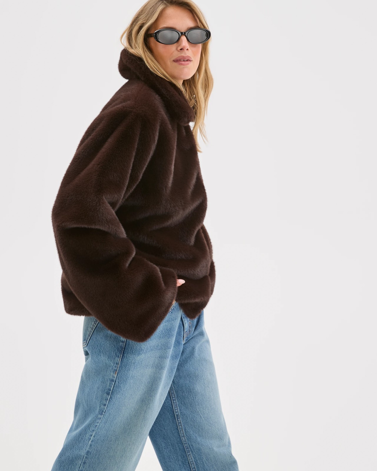 Lily Loves Faux Fur Coat 3 of 6