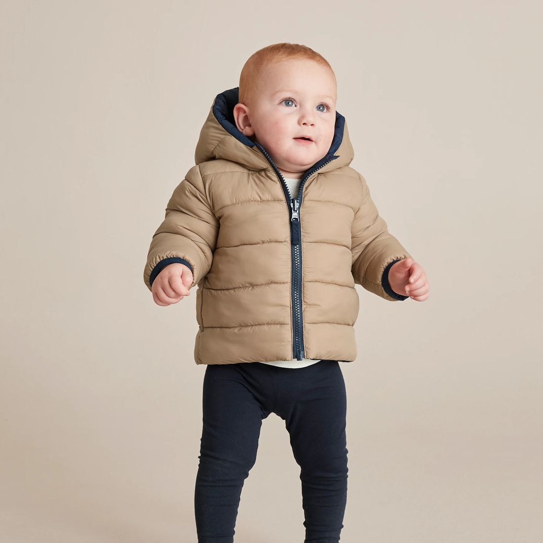 Baby Reversible Puffer Jacket Target Australia