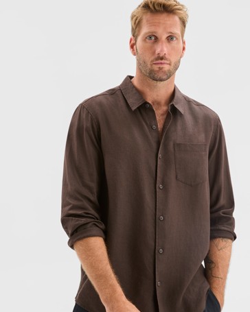 European Linen Long Sleeve Shirt