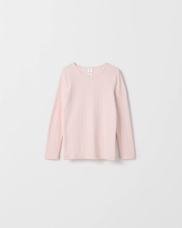 Maxx Australian Cotton 2 Pack Girls Pointelle Thermal Top