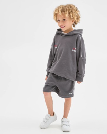 Australian Cotton Fleece Hoodie and Short Set