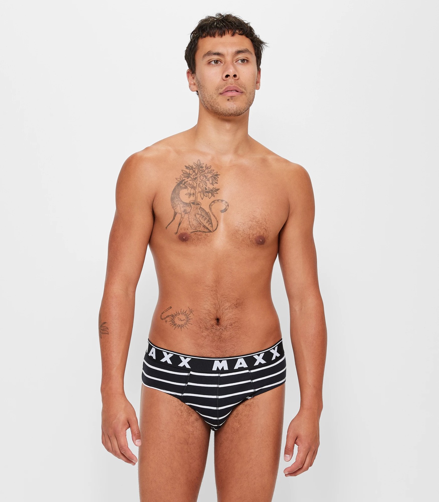 Hipster Brief - Ink Stripe - Stripe Hipster Brief