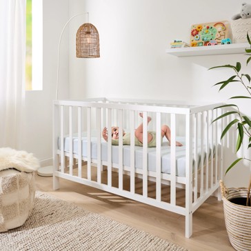 Anko White Wooden Cot