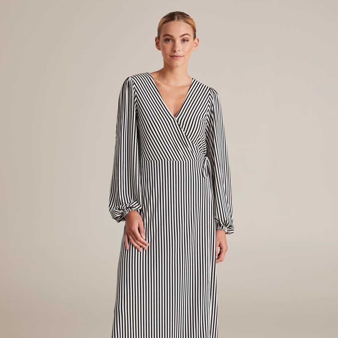 Preview Long Sleeve Wrap Dress Target Australia