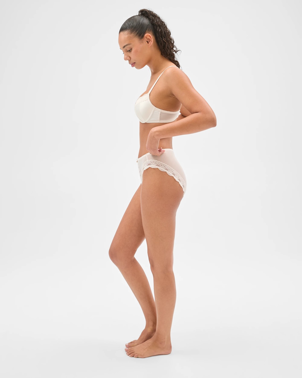 Wren Co-Ord High Cut Briefs - Gardenia 5 of 6