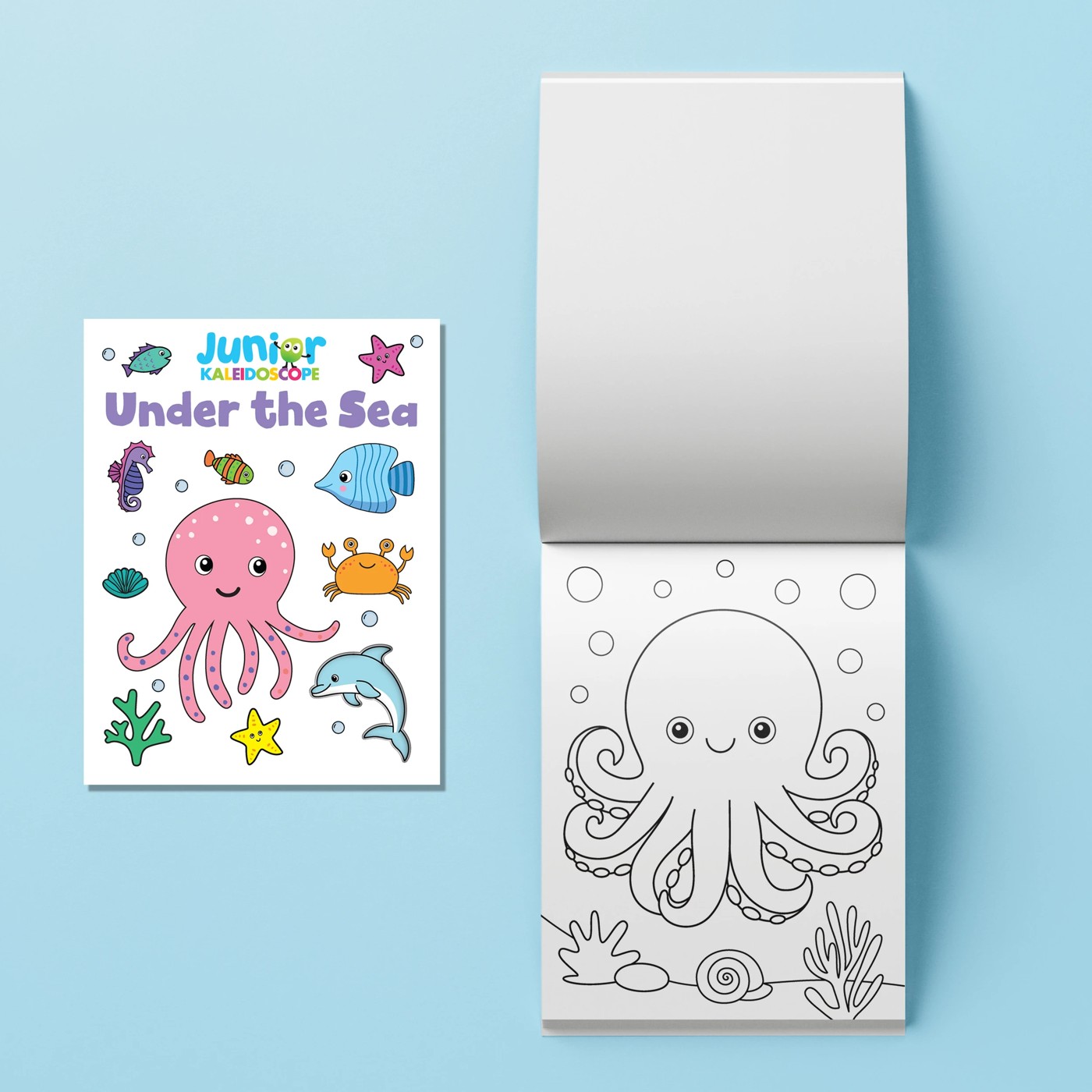 Junior Kaleidoscope Under the Sea Colouring Kit - Book 4 of 5
