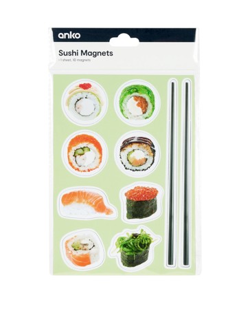 Anko 10 Pack Magnets - Sushi