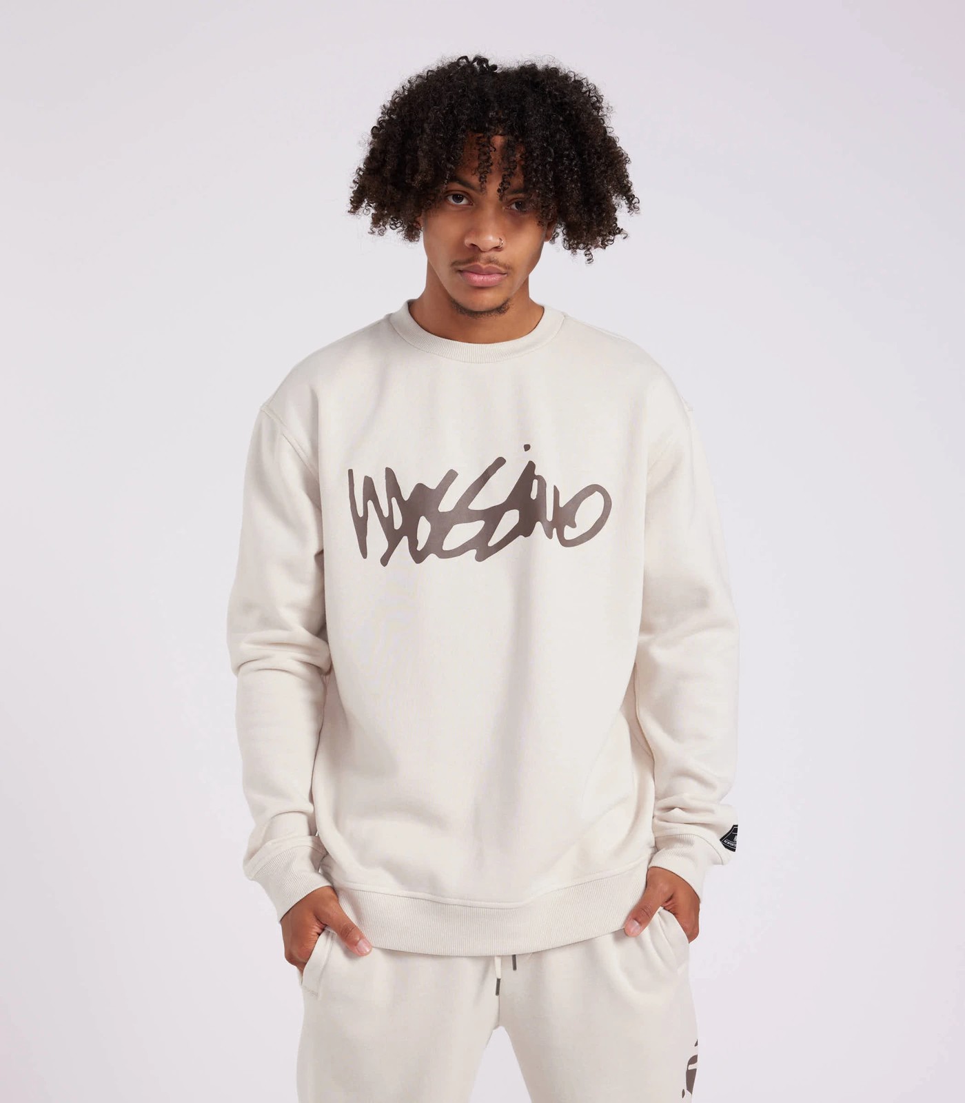 Mossimo Core Crew Jumper - Off White