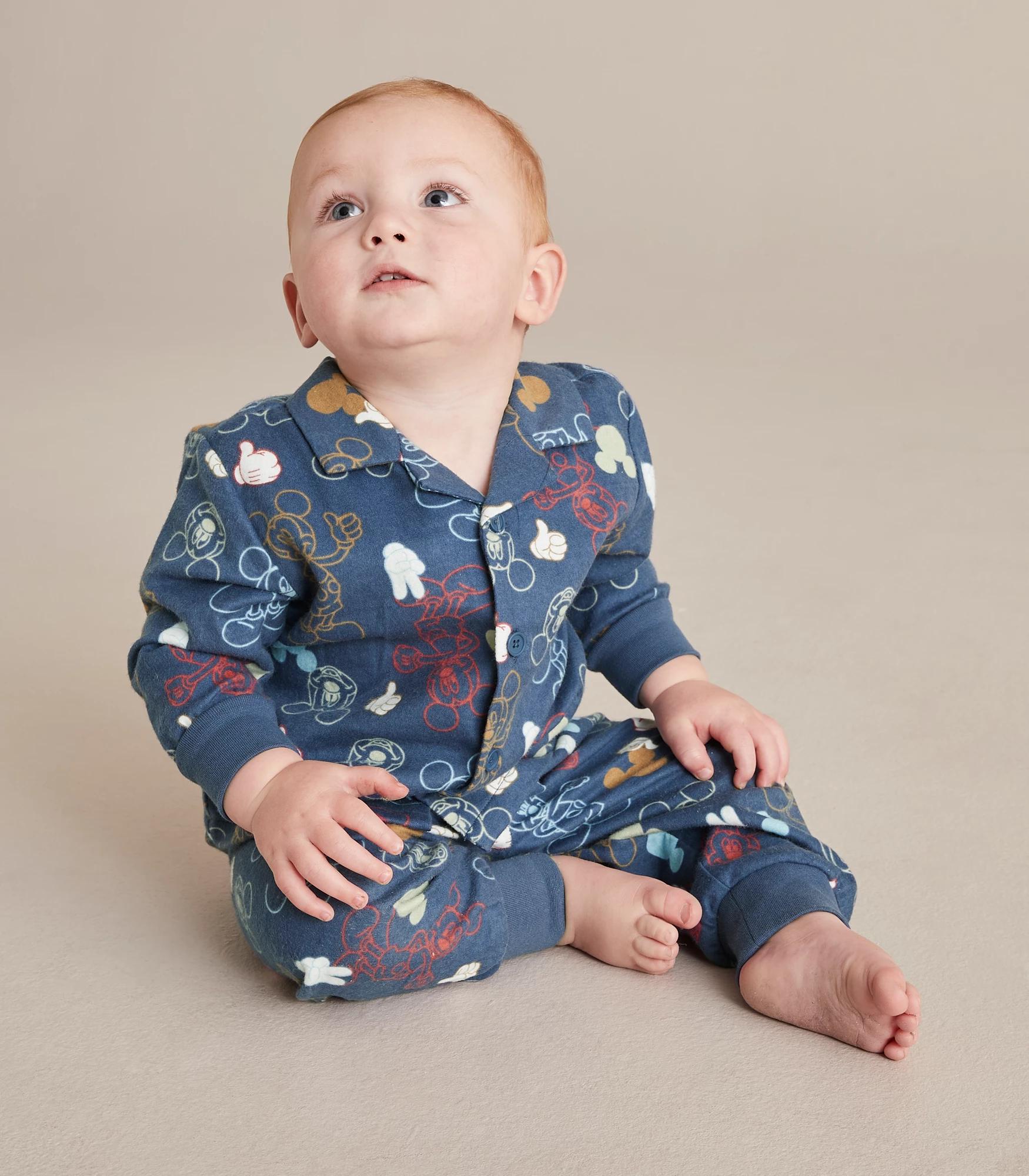 Vervolg kruising fusie Baby Disney Mickey Mouse Cotton Flannelette Pyjama Set | Target Australia