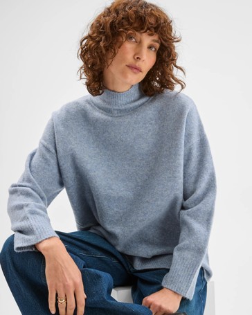 Super Soft Mock Neck Sweater