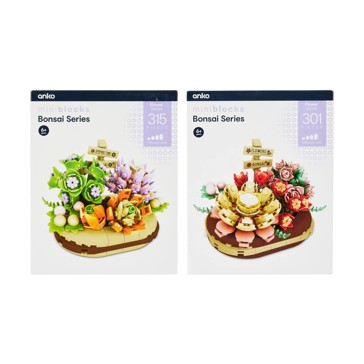 Mini Blocks Flower Series: Bonsai Series Playset, Assorted - Anko