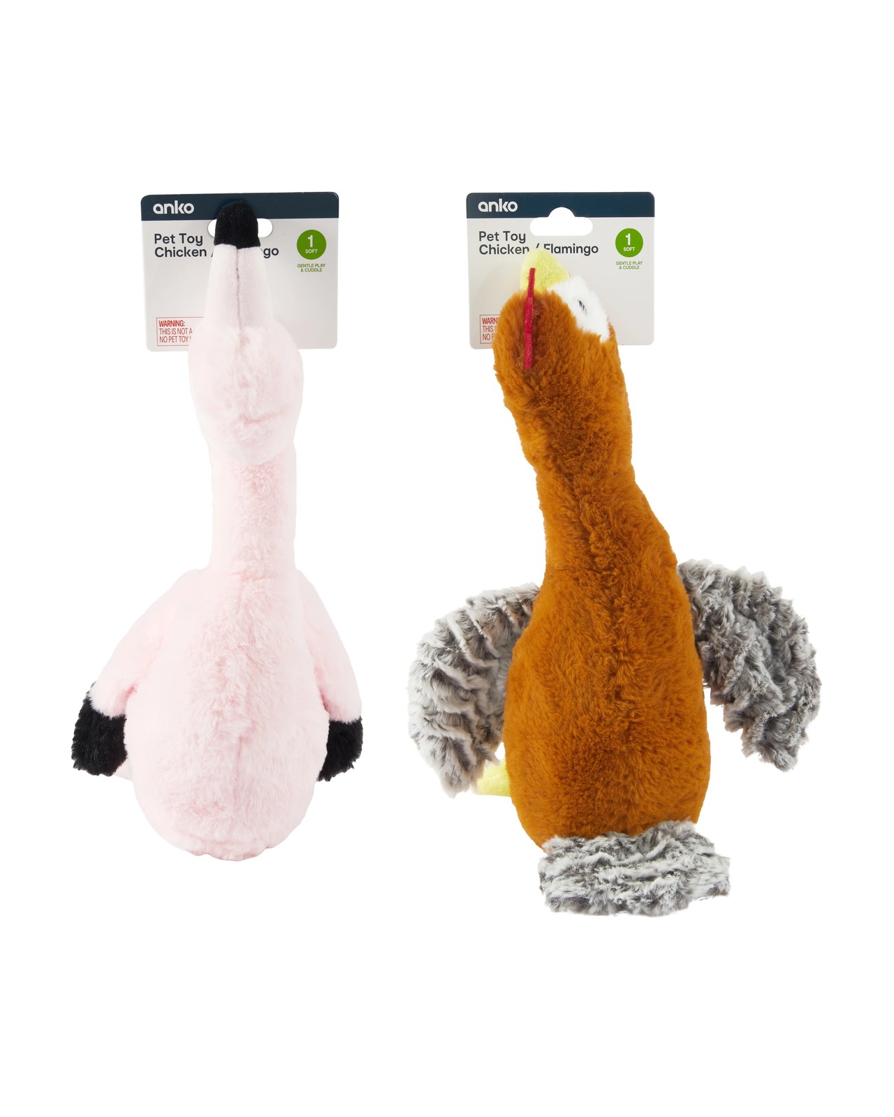 Anko Pet Chicken/Flamingo Plush Toy - Assorted 4 of 4