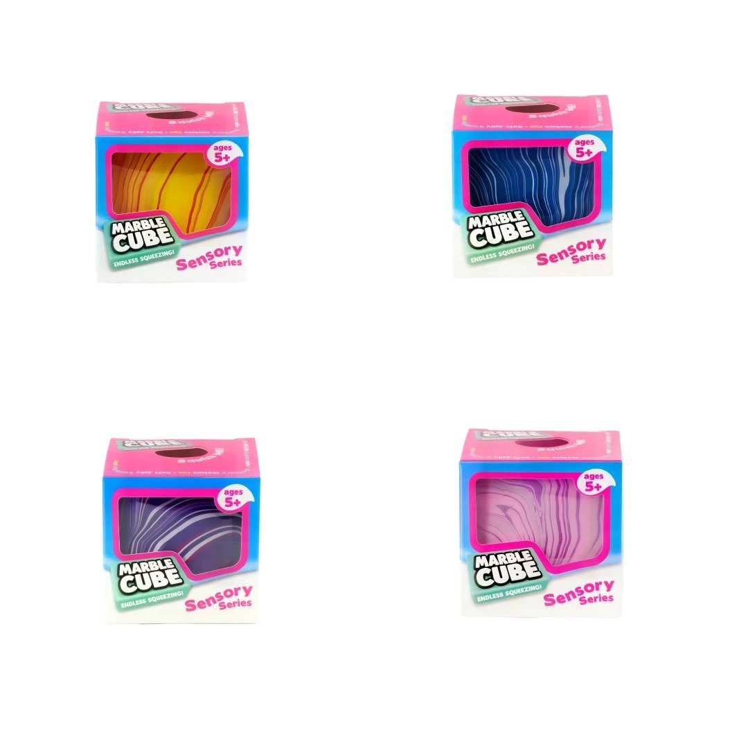 Trend Hub Sensory Series: Marble Cube - Assorted 5 of 5