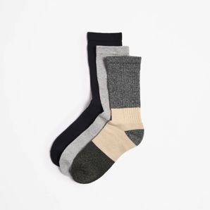 Maxx Australian Cotton Blend 3 Pack Comfort Crew Socks thumbnail 2