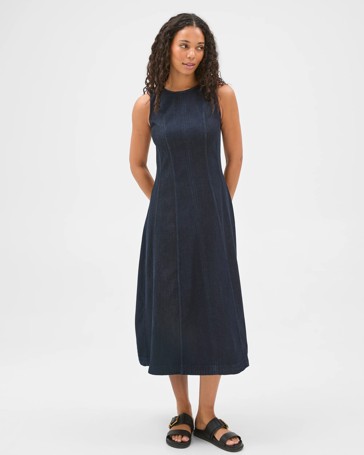 Denim Maxi Dress