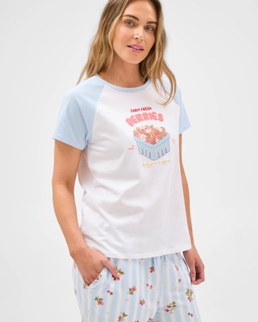 Australian Cotton Raglan Sleep T-Shirt