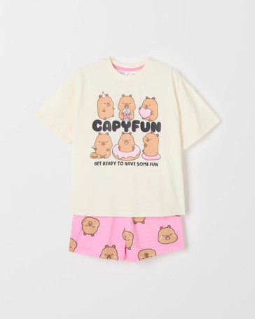 Capyfun Australian Cotton Older Girls Pyjama Set