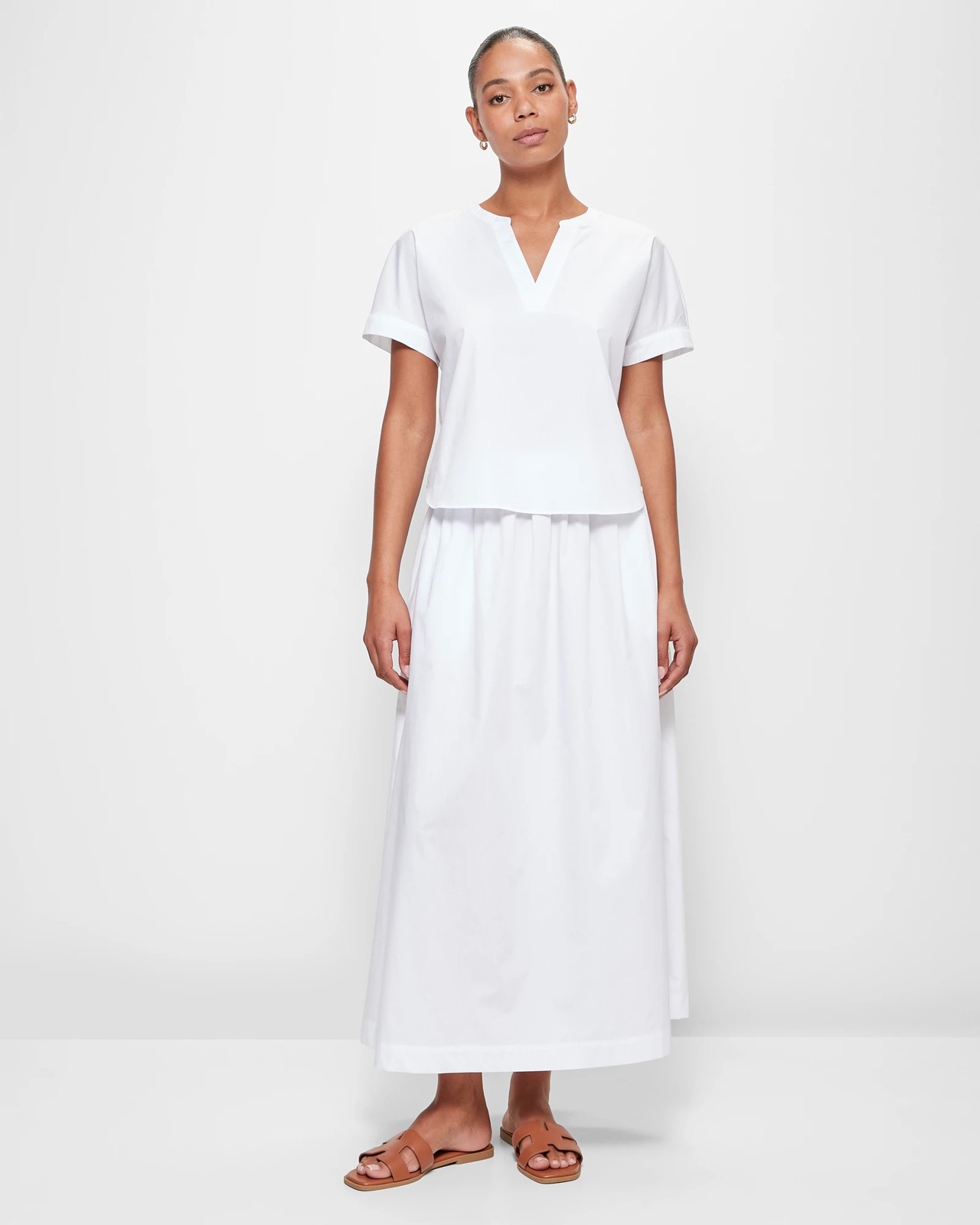 Australian Cotton Popover Blouse - Preview 2 of 5