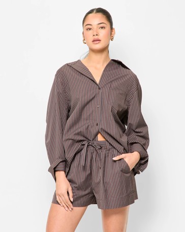 Striped Pull On Shorts - Lily Loves