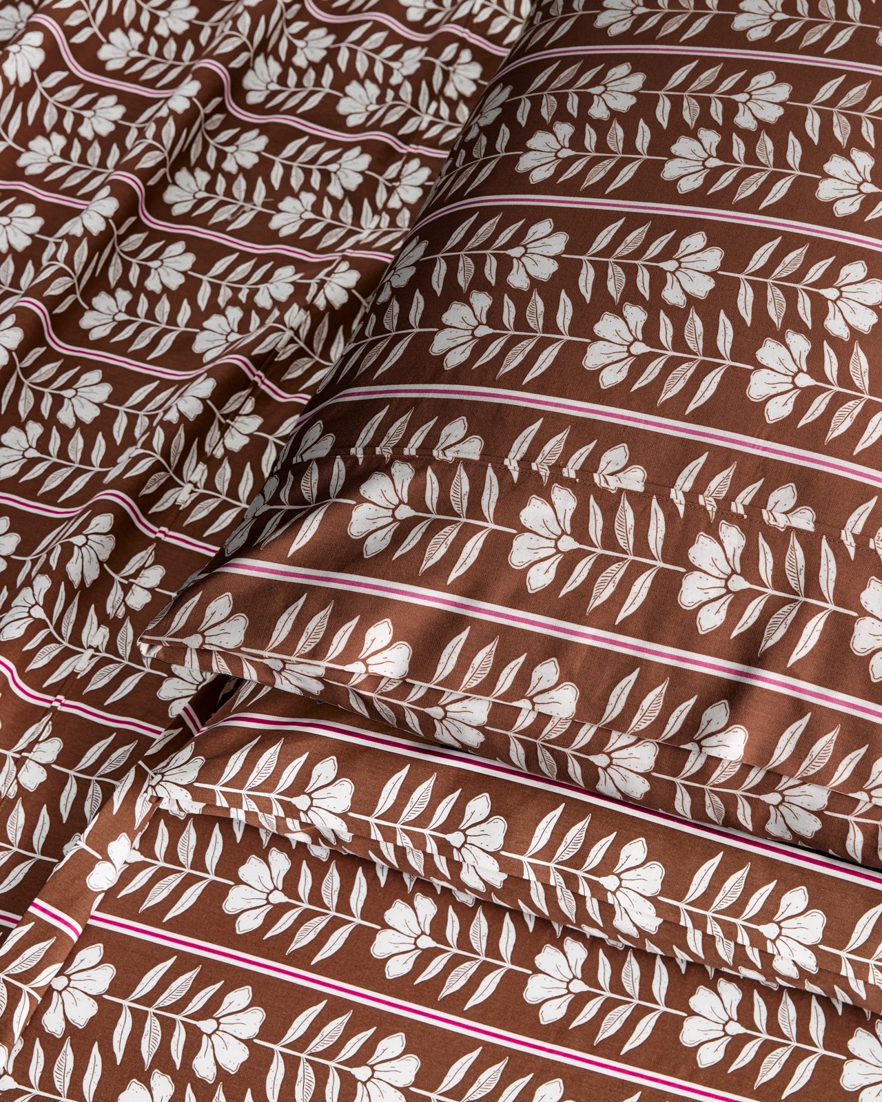 Botanica Printed Australian Cotton Sheet Set - Tiramisu 2 of 3
