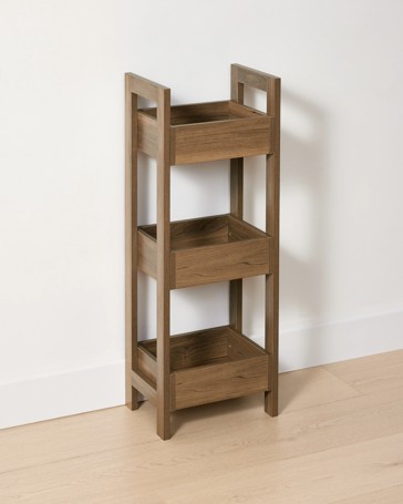 Anko Willow 3 Tier Caddy - Walnut