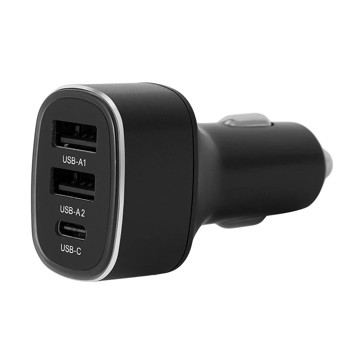 Car Charger with USB and USB-C - Anko