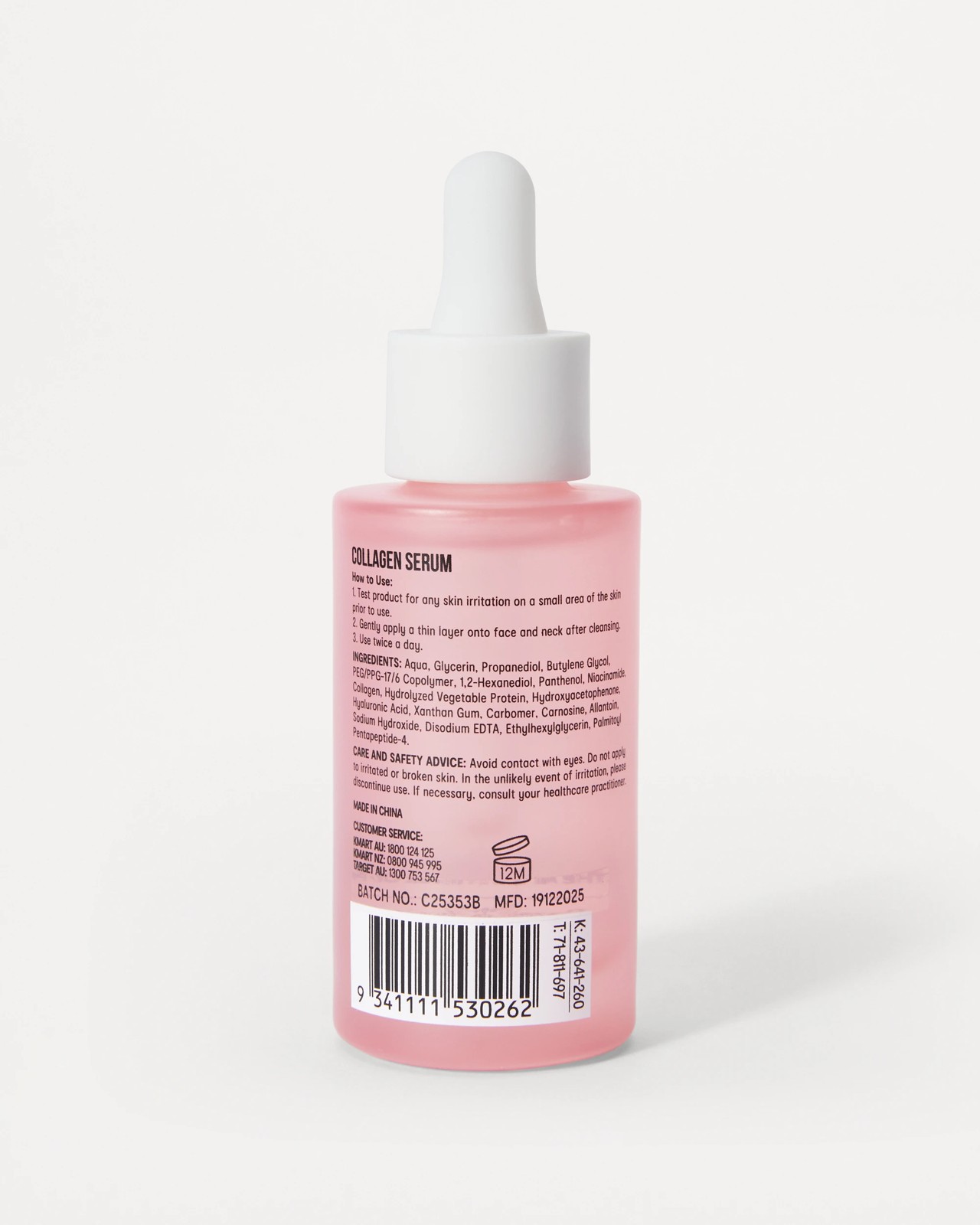 OXX Skincare Collagen Serum 25ml - Panthenol, Niacinamide, Collagen and Hyaluronic Acid 4 of 4