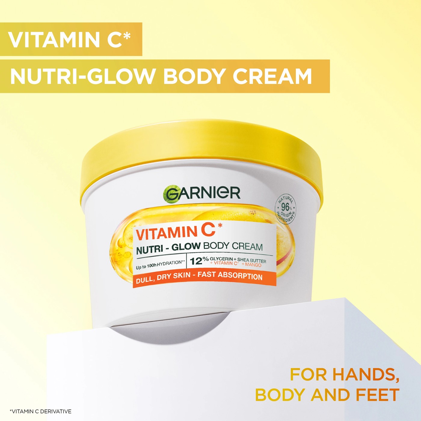 Garnier Body Superfood 48H Nutri-Glow Cream - Mango & Vitamin C 2 of 5