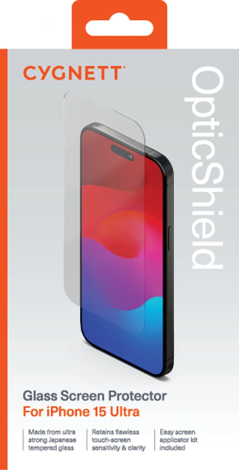 Cygnett Opticshield Screen Protector Iphone 15 PRO Max 5 of 5