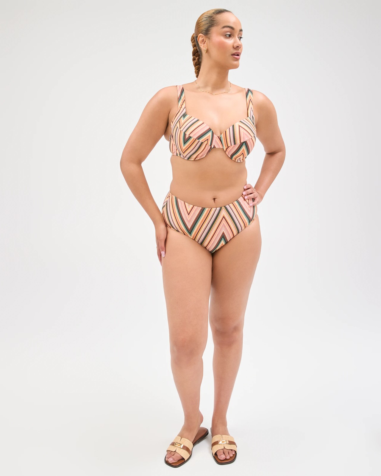 Shape Your Body Resort High Waisted Matte Micro Swim Bikini Bottoms 6 of 6