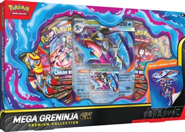 Pokemon TCG: Mega Greninja ex Premium Collection - Assorted