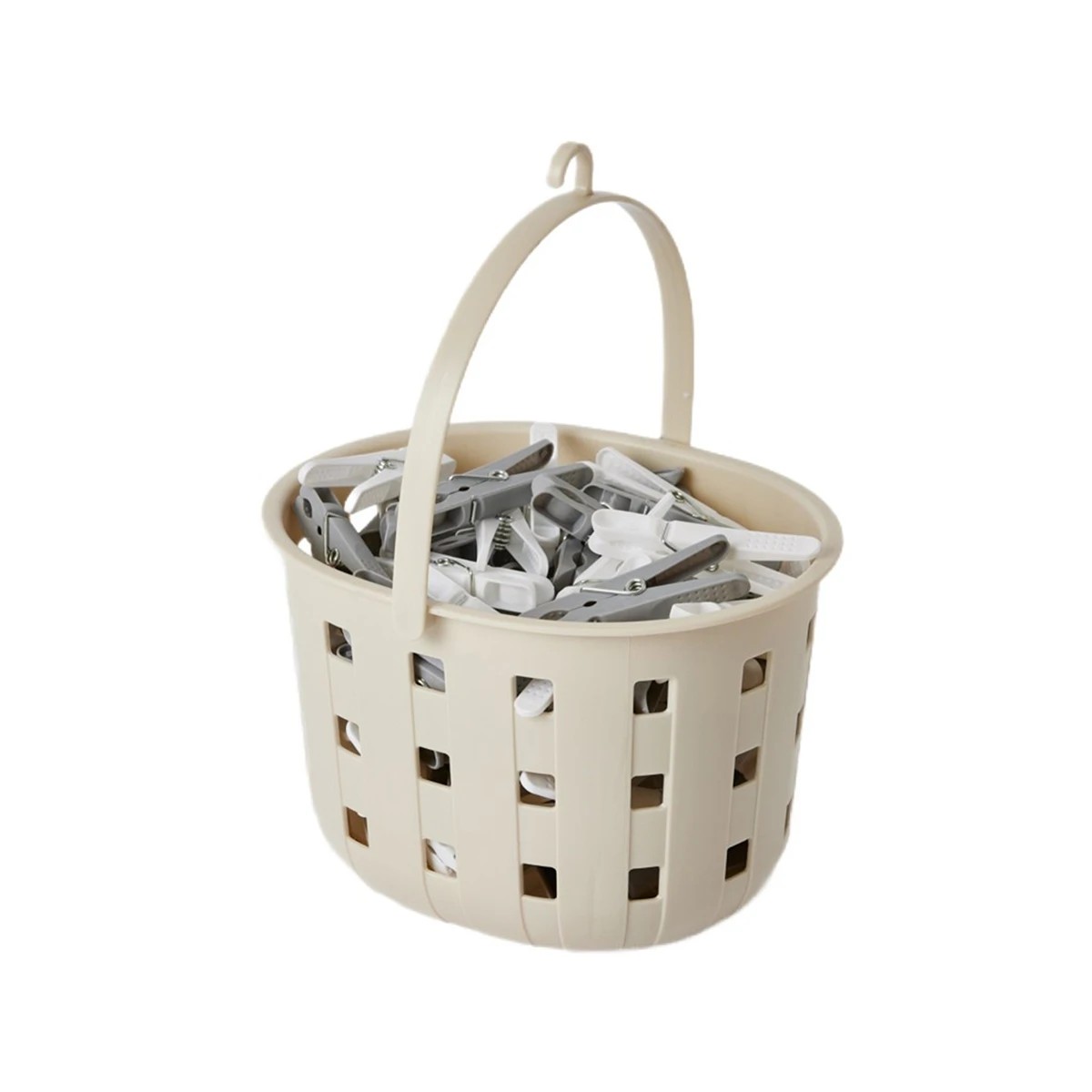 Trellis Peg Basket, Beige - Anko 3 of 6