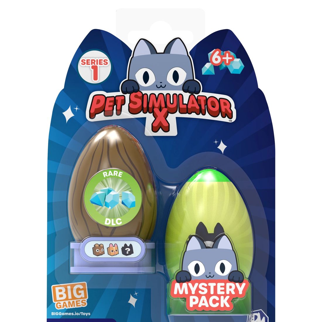 Pet Simulator X Petism Core Mystery Pet 2-Pack Minifigure - Assorted ...