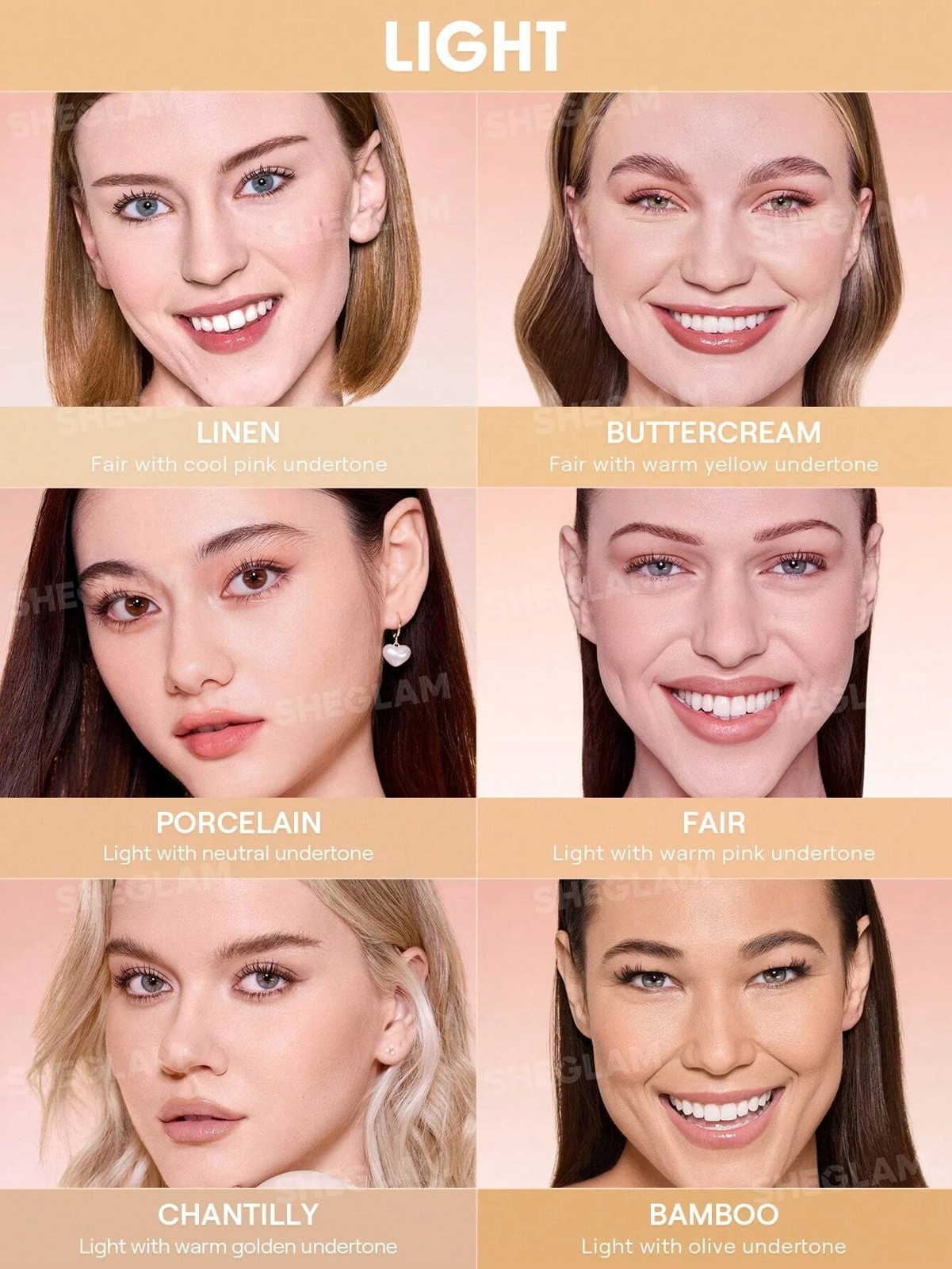 SHEGLAM Lock & Go Long-Lasting Cushion Foundation - Porcelain 3 of 6