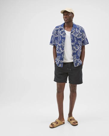Commons Australian Cotton Boxy Fit Embroidered Shirt