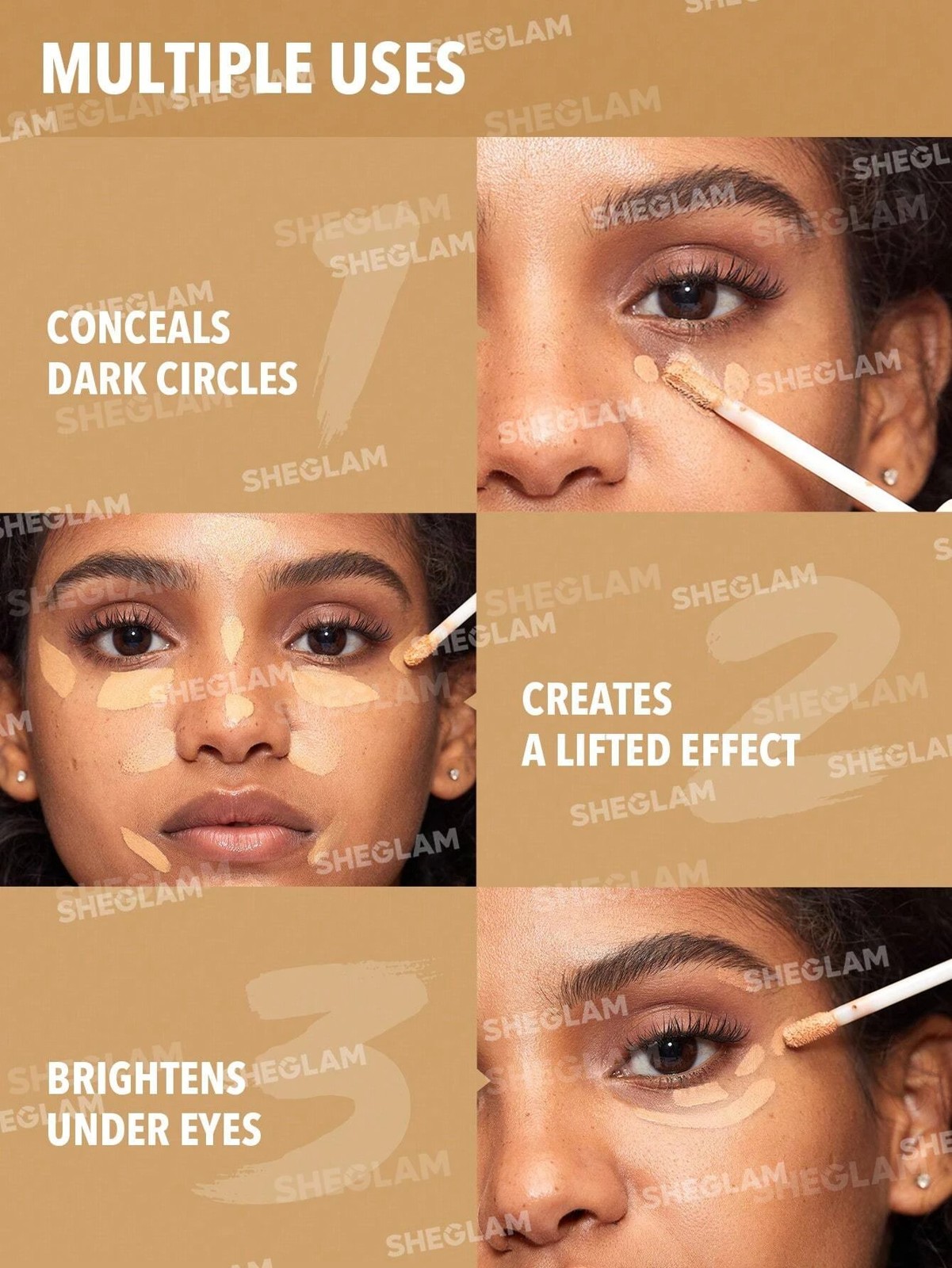 SHEGLAM Like Magic 12HR Full Coverage Concealer - Nude 5 of 5