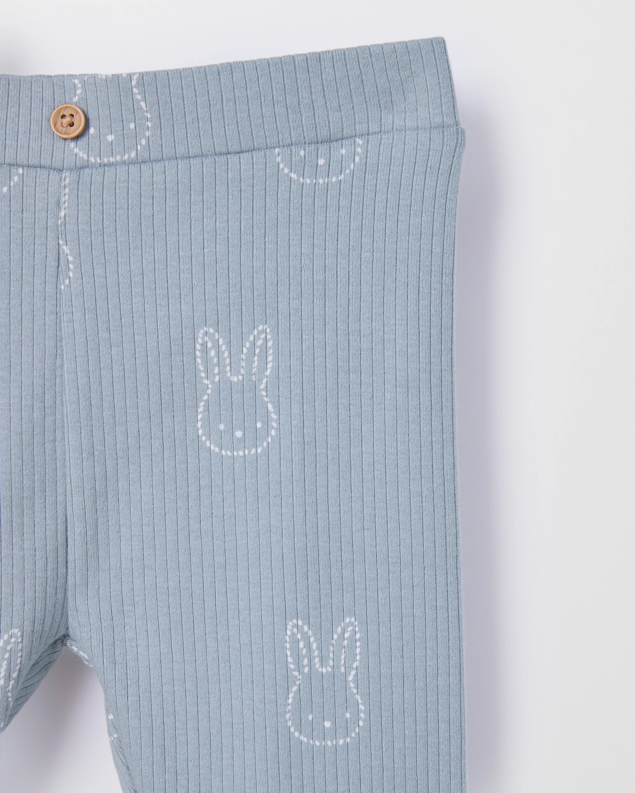 Baby Organic Cotton Rib Bodysuit and Leggings Set 5 of 5