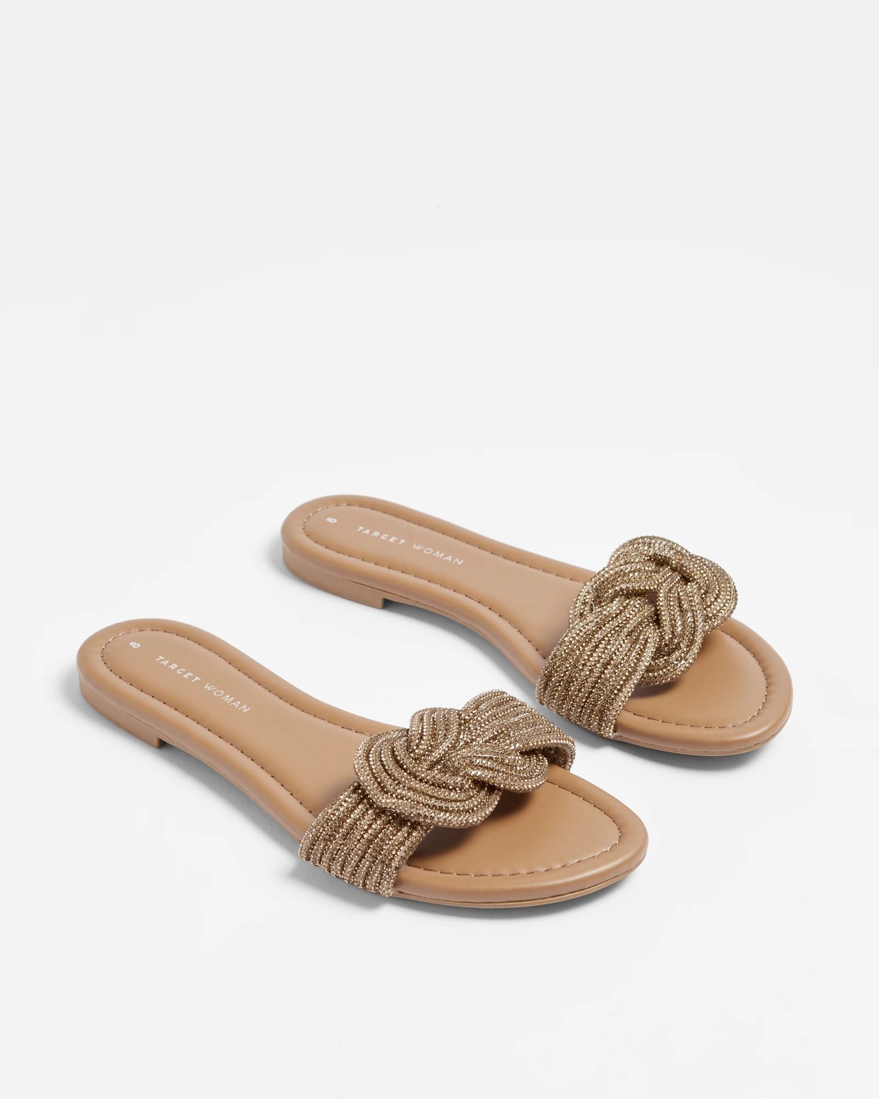 Gold flat deals sandals target